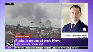 Soldații ruși au intrat în regiunea Kiev. O coloană de vehicule militare ucrainene, scoasă pe străzi