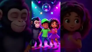 #MonkeyDanceParty #DJ #CuteMonkeyDance #KidsDanceFun #MonkeyWithKids #PartyWithMonkeys #4KFunVideo