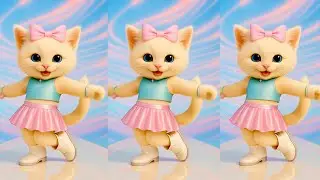 Cute Cat Dances in Candy Land ✨🍭💖 | A Sweet Pop Star Show!