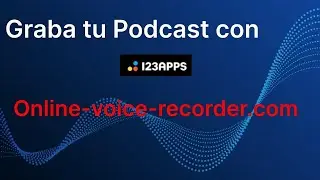 Graba tu podcast con online-voice-recorder