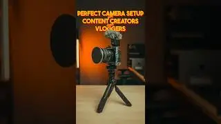 Silently building the perfect camera setup for vloggers and content creators. Sony ZV-E1 16mm f/1.8