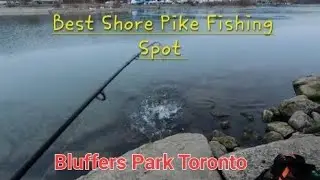Ontario's Best Shore Pike Fishing Spot!