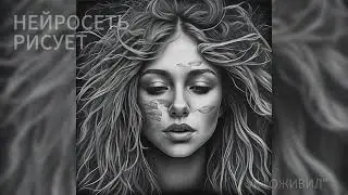 Клип. Карандаш и нейросеть / Pencil & Neural Net #aiart #оживлениерисунков #нейросеть #digitalart