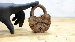 Hinged lock restoration
