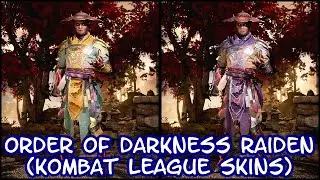 Order of Darkness Raiden (Kombat League Skins) - Skin Showcase - Mortal Kombat 1