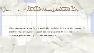 Audit Engagement Acceptance - Fikri Kusyoan