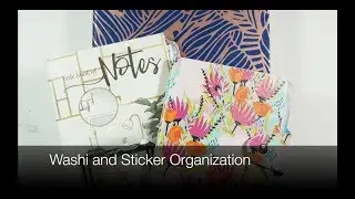 Sticker and Washi Organization System