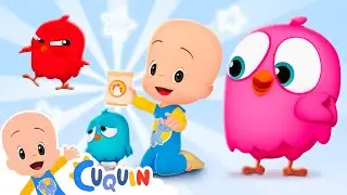 The crazy hen lays surprise eggs | Cleo & Cuquin Educational Videos for Children