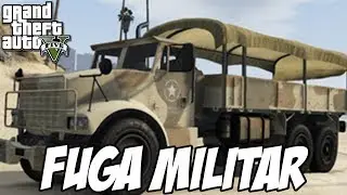 GTA V - Fuga militar CORRIDA SENSACIONAL