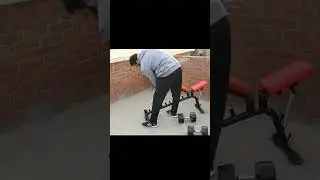 My Home Made adjustable height bench