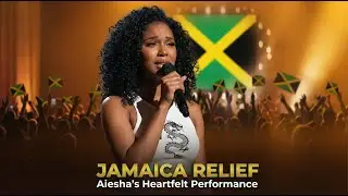 Aiesha's HEARTFELT Performance & Speech for Jamaica Relief 🇯🇲