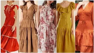 Hot All Over Print Turn - Down Collar Shirt Dresses New Collection 2023||Best Styling Ideas