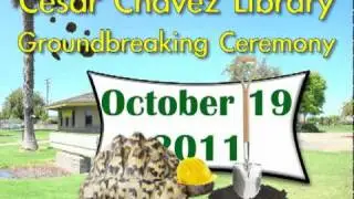 Cesar Chavez Library Groundbreaking Ceremony
