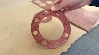 How to Cut Asbestos Rubber Sheet Sealing Gasket with CNC Knife Cutting Machine