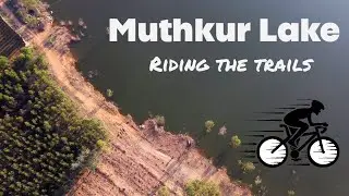 Trail Riding Bliss: Muthkur Lake' s Beauty You Can't Miss! 🏝️🚴🏿❤️