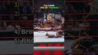 Top 5 WWE &lsquo;Mid-Air&rsquo; Finishers #wwe #wweraw