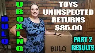 BULQ.COM Unboxing Uninspected Returns $85.00 Part 2 Results Online Reselling Amazon FBA
