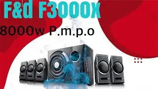 Unboxing F&D 3000X 5.1 Channel multimedea bluetooth speaker & Price details