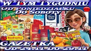 𝐁𝐈𝐄𝐃𝐑𝐎𝐍𝐊𝐀 – Nowa Gazetka Promocyjna od 24.11.2025 | W Tym Tygodniu Twoje Okazje w Biedronce!