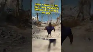 Fallout 4 players on their way to scrap everything at sanctuary: #fallout #memes #shorts
