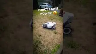 New ROBOT LAWN MOWER doing it's thing! 😀 Mammotion Luba 2 