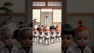 Baby Karate 🥋 | Cute Kids Martial Arts Dance | Fun Learning Song #kidsmusic #youtubekids #baby