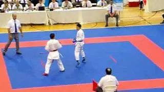 TWG 2009 in Taiwan Karate  MEN, KUMITE -60KG CRO- DOMDJONI Danil vs  JPN- FUJIMOTO Keita