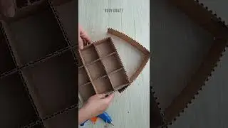 Sewing Organizer from Cardboard | Easy Sewing Room Storage Idea #shorts