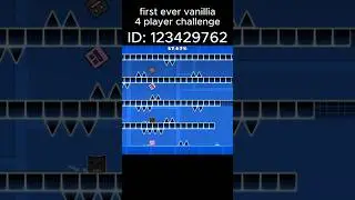first ever 4 player challenge i might make a full 4 player level #geometrydash #gd #gaming #creating