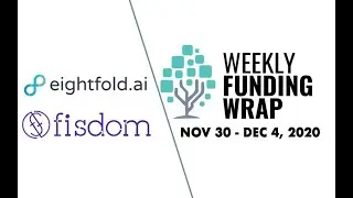 Eightfold, Fisdom highlight of VC funding among tech startups this week