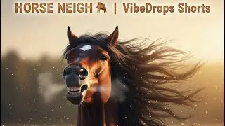 Scared Horse Neighing 🐎 | Realistic Animal Panic Sound Effect | VibeDrops #98