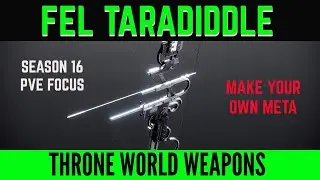 FEL TARADIDDLE, Best Kinetic Bow