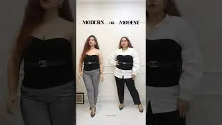 Modern Vs Modest, What Is Your Pick? #Shorts #Short #Fashion #modestfashion