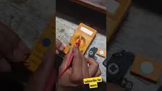 how to check mobile speakers with multimeter