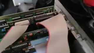 CGA composite artifact colour on a LCD display.