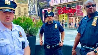 NEW YORK CITY COPS TESTED BY CAMERAMAN 