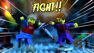 Lego Epic Fight Animation  - William Afton vs Andrew (4K)