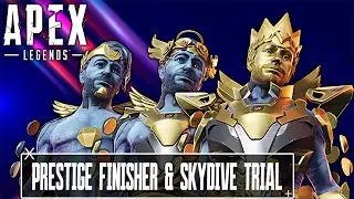 Mirage Prestige Skin Finisher & Skydive Trail With Audio | Apex Legends Season 24