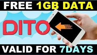 New Trick: Paano makakuha ng FREE 1GB DATA kay DITO 2024 | Valid for 7 days #ditotelecommunity