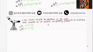 1.2 Атомная структура. Химия AS 9701