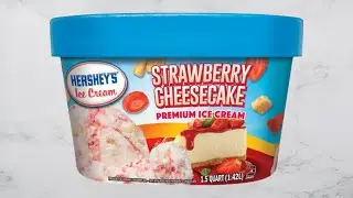 Hershey&rsquo;s Ice Cream Strawberry Cheesecake Premium #Shorts