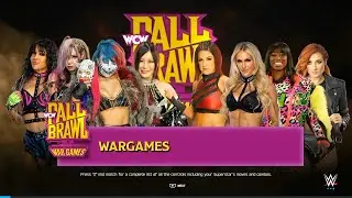 WWE 2K25 Gameplay - WOMENS WARGAMES MATCH - FALL BRAWL