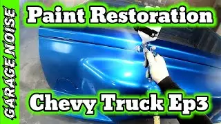 How to do a complete paint job on your chevy truck. auto body and paint repair.
