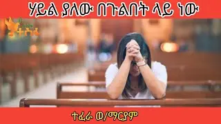Tefera W/Mariyam ተፈራ ወ/ማርያም #3 ሃይል ያለው በጉልበት ላይ ነው