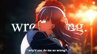Kado - SO WRONG (Lyrics / AMV)