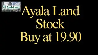 Why it&rsquo;s time to buy Ayala stock at a price of ₱19.90 |#stockmarket #trading