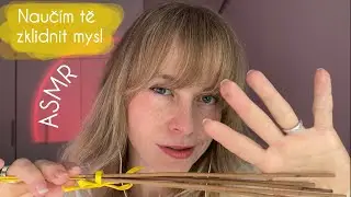asmr cz ○○○ Nauč&iacute;m tě zklidnit mysl (techniky na uvolněn&iacute; nervov&eacute; soustavy v zahlcen&iacute;)