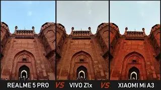 Xiaomi Mi A3 vs Realme 5 Pro vs Vivo Z1x CAMERA COMPARISON (in Hindi)