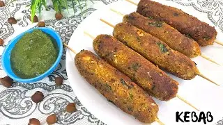 Bread Channa Kabab | Black Channa kebab Recipe | How to make Chana Seekh kabab