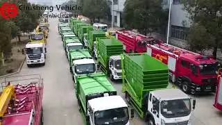 Congratulations: 22 units sanitation trucks for Africa from Chusheng Vehicle